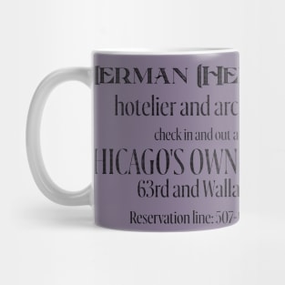 HH's Business Card (black) Mug